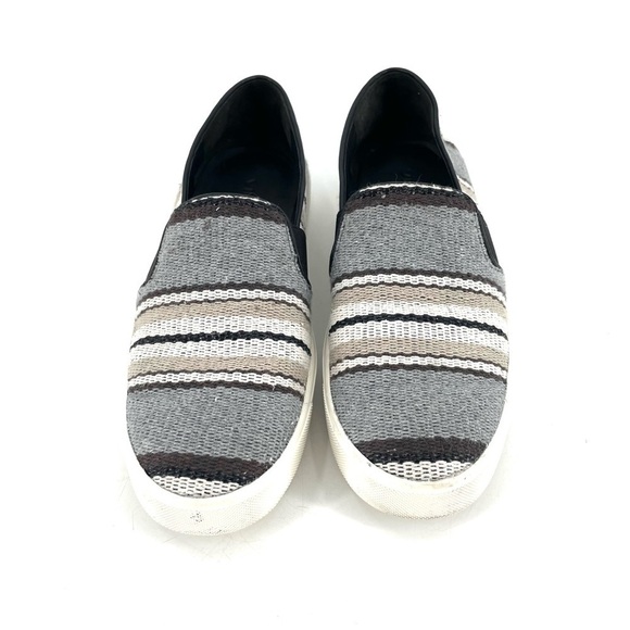 Vince Blair Striped Woven Slip On Sneaker - Picture 3 of 7